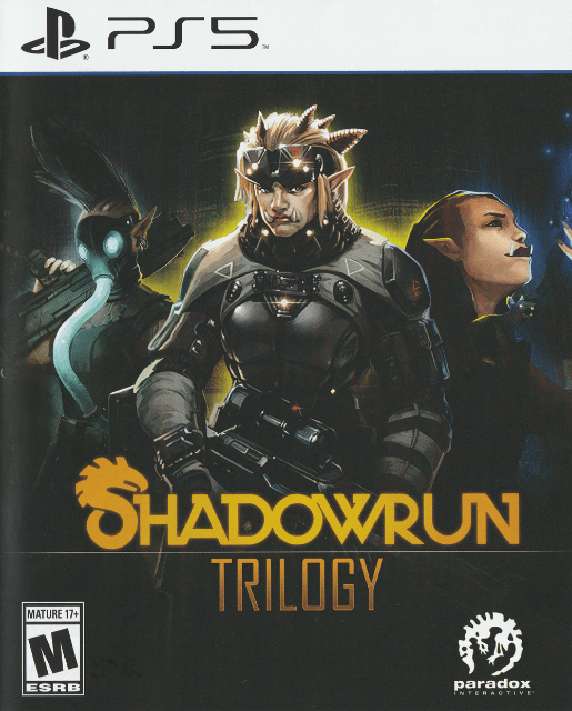 Shadowrun Trilogy box art for Playstation 5